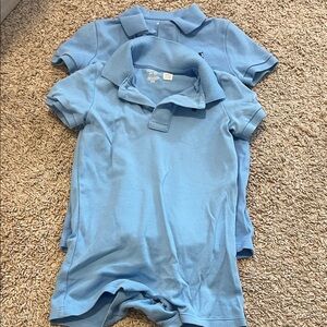 Ralph Lauren Blue Kids Polo Onesie, Set of 2